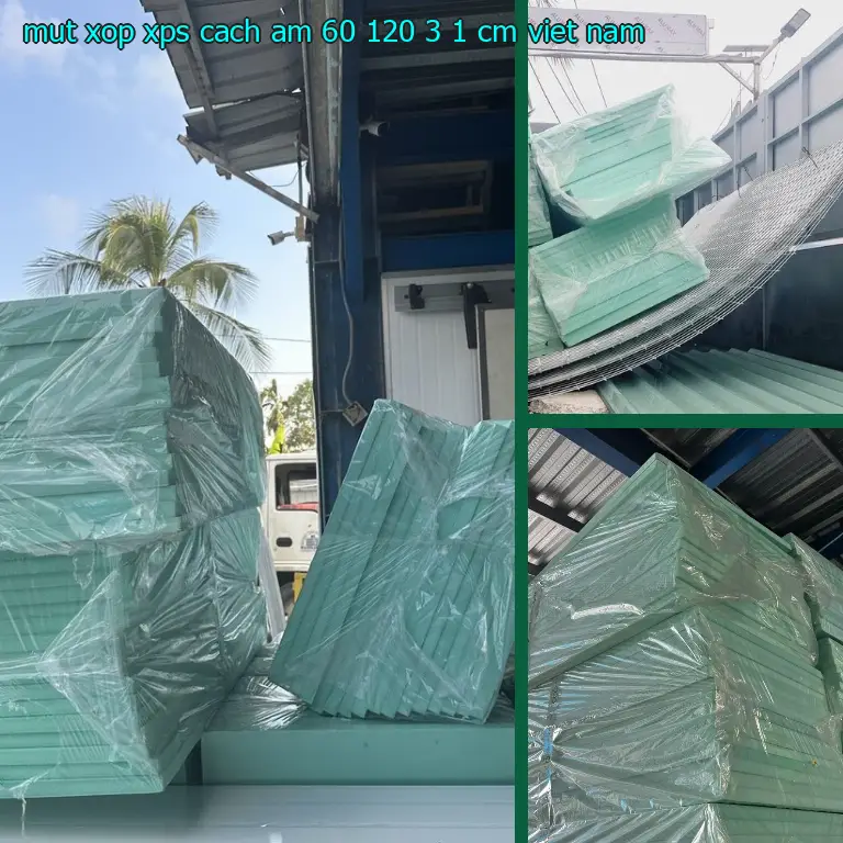 Xuất xứ mút xốp XPS cách âm 60*120*3.1 cm: Viet Nam