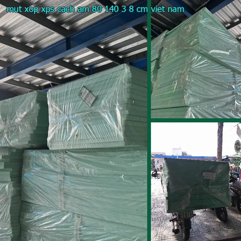Xuất xứ mút xốp XPS cách âm 80*140*3.8 cm: Viet Nam Xuất xứ mút xốp XPS cách âm 80*140*3.8 cm: Viet Nam
