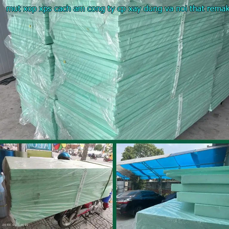 Model mút xốp XPS cách âm Công ty CP xây dựng và nội thất Remak: XCRJIW