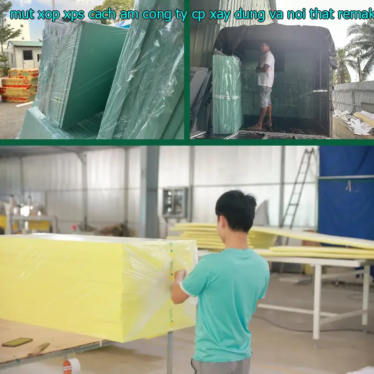 Mút xốp XPS cách âm Công ty CP xây dựng và nội thất Remak
