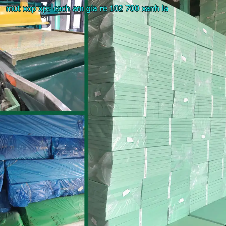 Màu sắc mút xốp XPS cách âm giá rẻ 102.700₫: Xanh lá