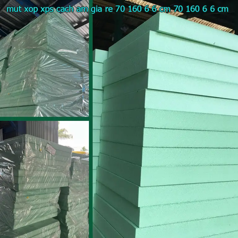 Kích thước mút xốp XPS cách âm giá rẻ 70*160*6.6 cm: 70*160*6.6 cm