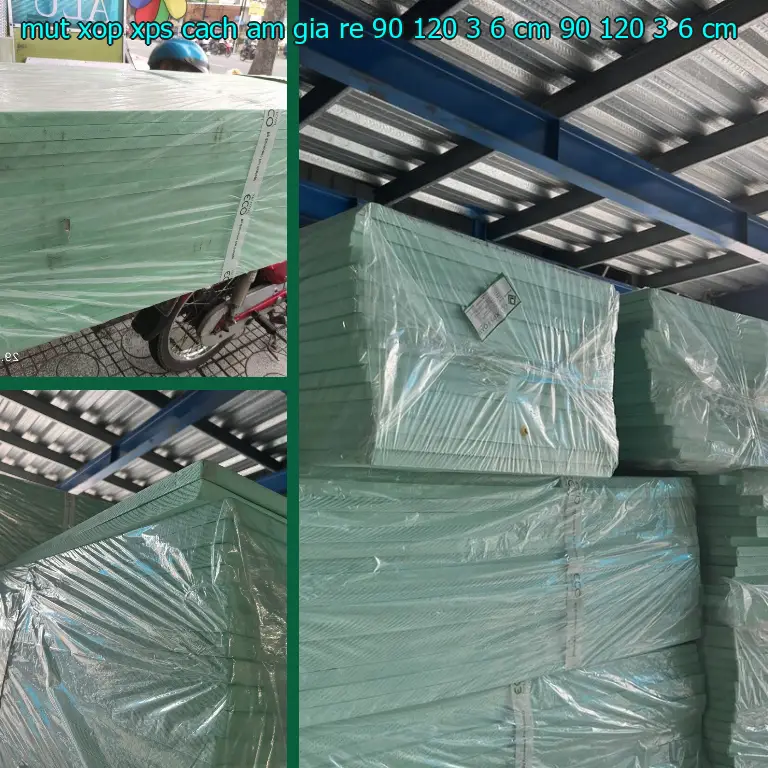 Kích thước mút xốp XPS cách âm giá rẻ 90*120*3.6 cm: 90*120*3.6 cm