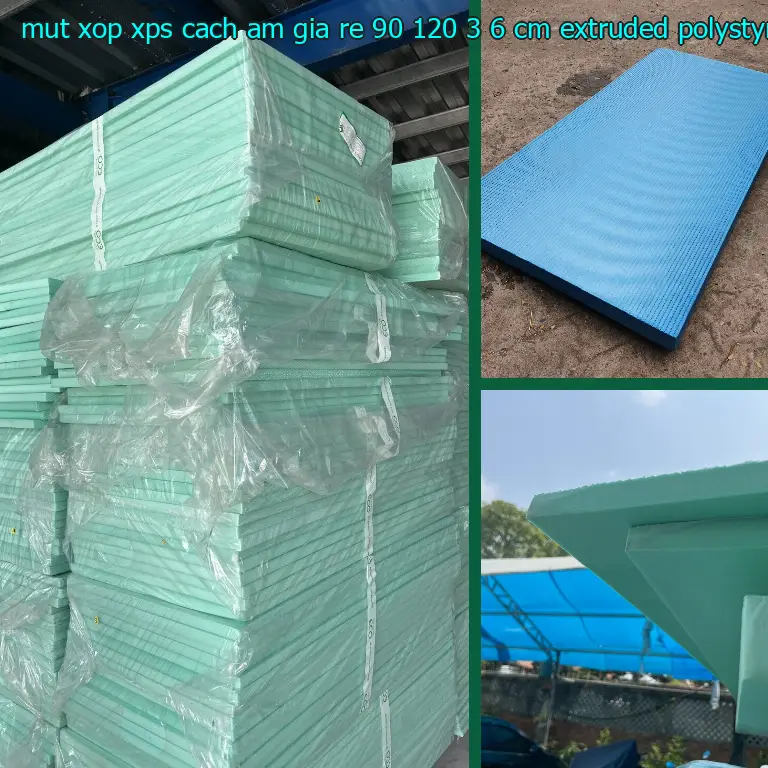 Chất liệu mút xốp XPS cách âm giá rẻ 90*120*3.6 cm: Extruded Polystyrene Foam