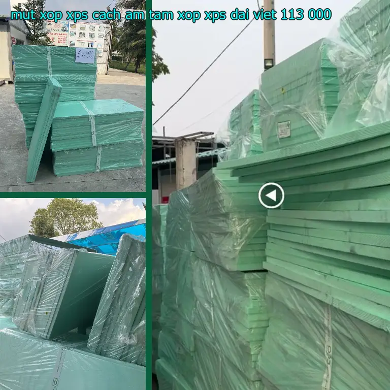 Đơn giá mút xốp XPS cách âm Tấm xốp XPS Đại Việt: 113.000₫
