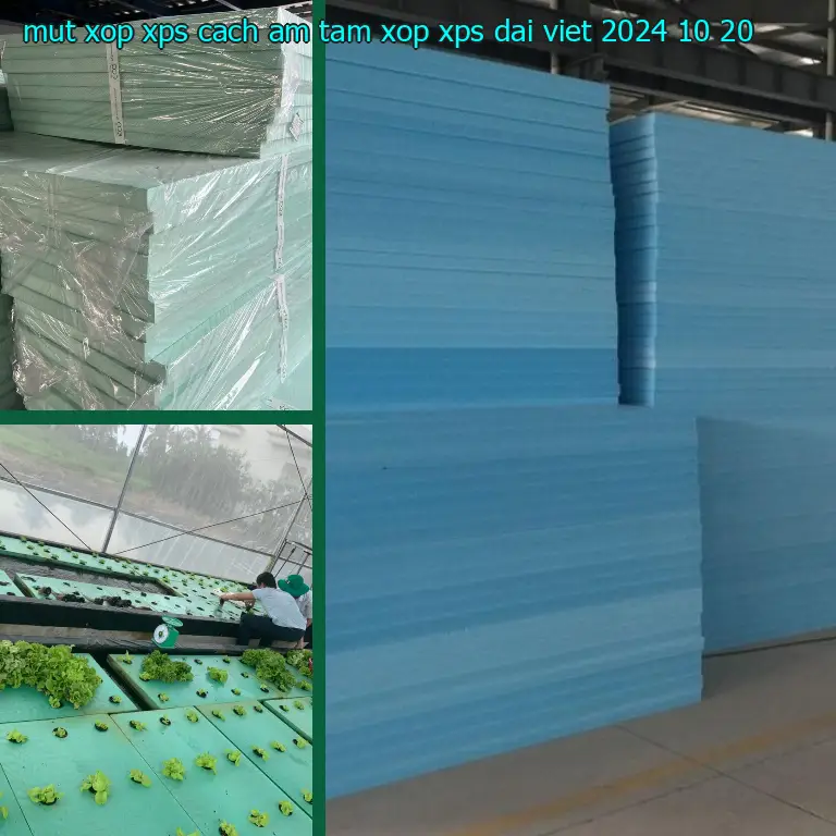 Ngày sản xuất mút xốp XPS cách âm Tấm xốp XPS Đại Việt: 2024-10-20