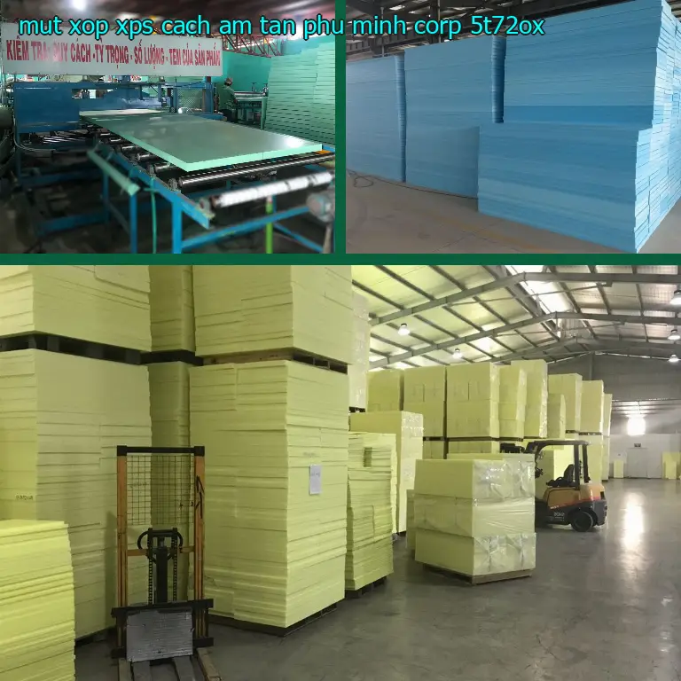 Model mút xốp XPS cách âm Tân Phú Minh Corp: 5T72OX