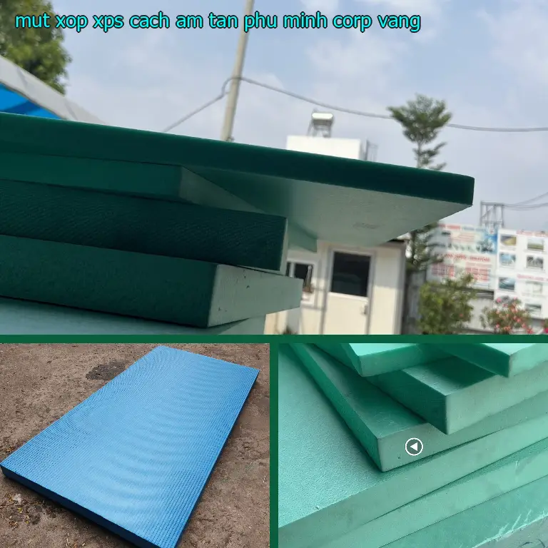 Màu sắc mút xốp XPS cách âm Tân Phú Minh Corp: Vàng