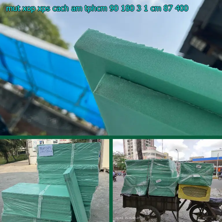 Đơn giá mút xốp XPS cách âm TpHCM 90*180*3.1 cm: 87.400₫
