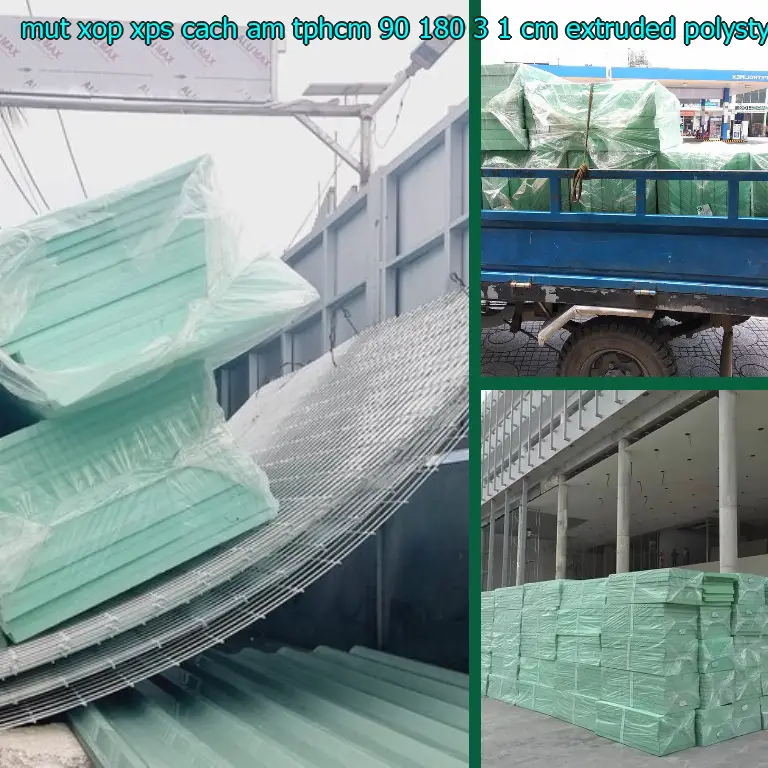 Chất liệu mút xốp XPS cách âm TpHCM 90*180*3.1 cm: Extruded Polystyrene Foam