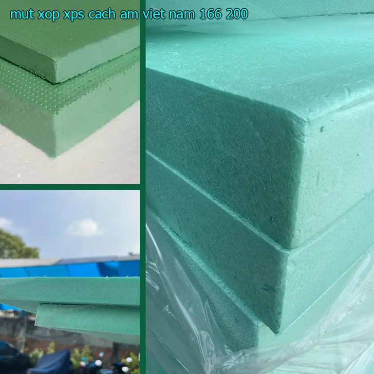 Đơn giá mút xốp XPS cách âm Việt Nam: 166.200₫