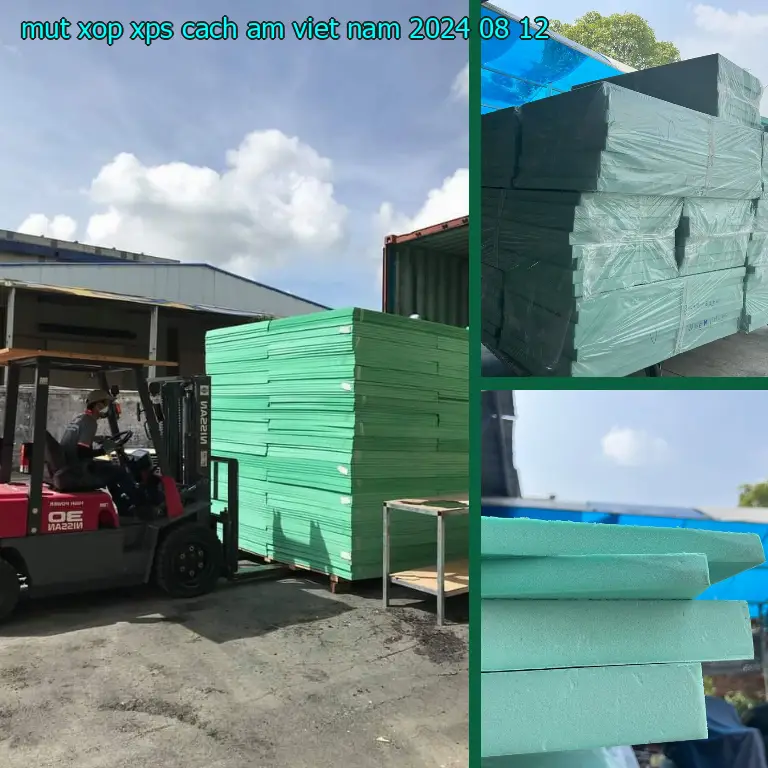 Ngày sản xuất mút xốp XPS cách âm Việt Nam: 2024-08-12