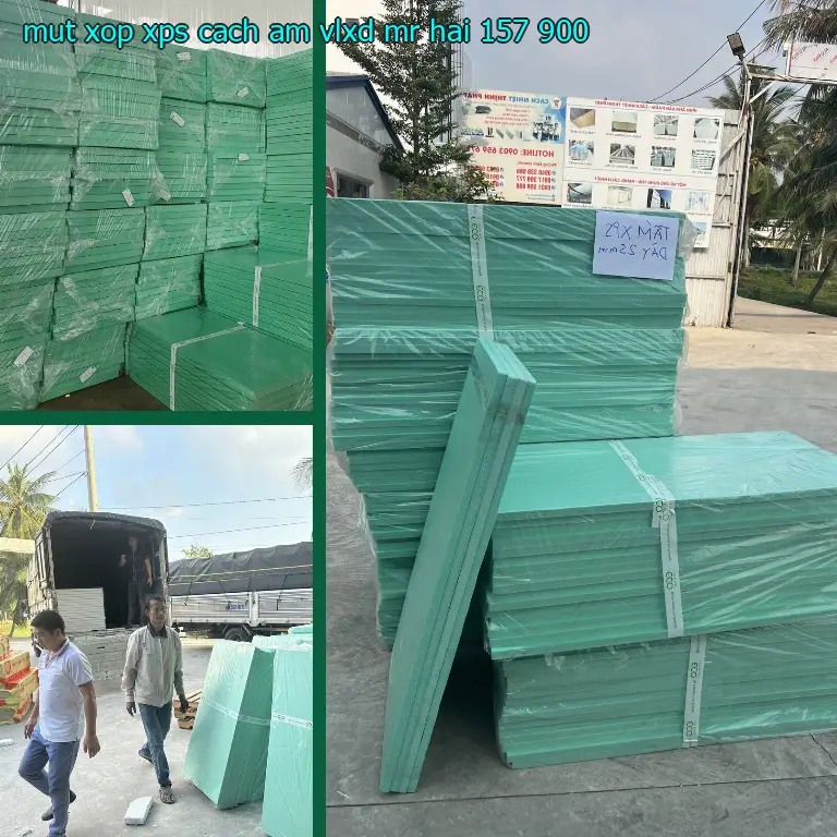 Đơn giá mút xốp XPS cách âm VLXD Mr.HẢI: 157.900₫ Đơn giá mút xốp XPS cách âm VLXD Mr.HẢI: 157.900₫