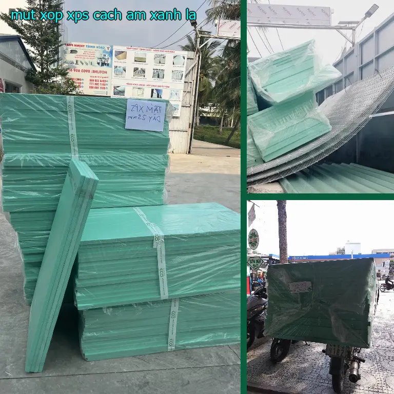 Mút xốp XPS cách âm Xanh lá