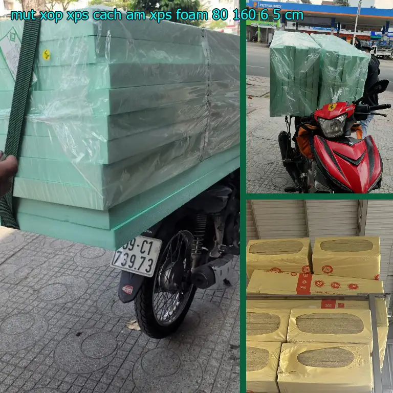 Kích thước mút xốp XPS cách âm XPS Foam: 80*160*6.5 cm Kích thước mút xốp XPS cách âm XPS Foam: 80*160*6.5 cm