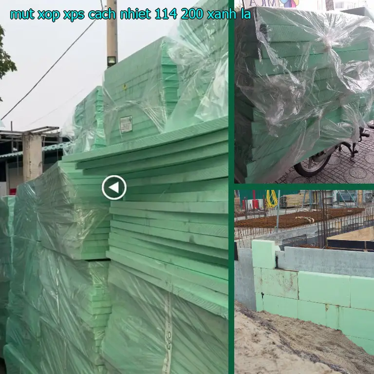 Màu sắc mút xốp XPS cách nhiệt 114.200₫: Xanh lá