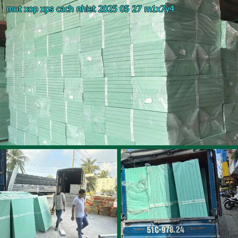Model mút xốp XPS cách nhiệt 2025-05-27: M1X7Y4 Model mút xốp XPS cách nhiệt 2025-05-27: M1X7Y4