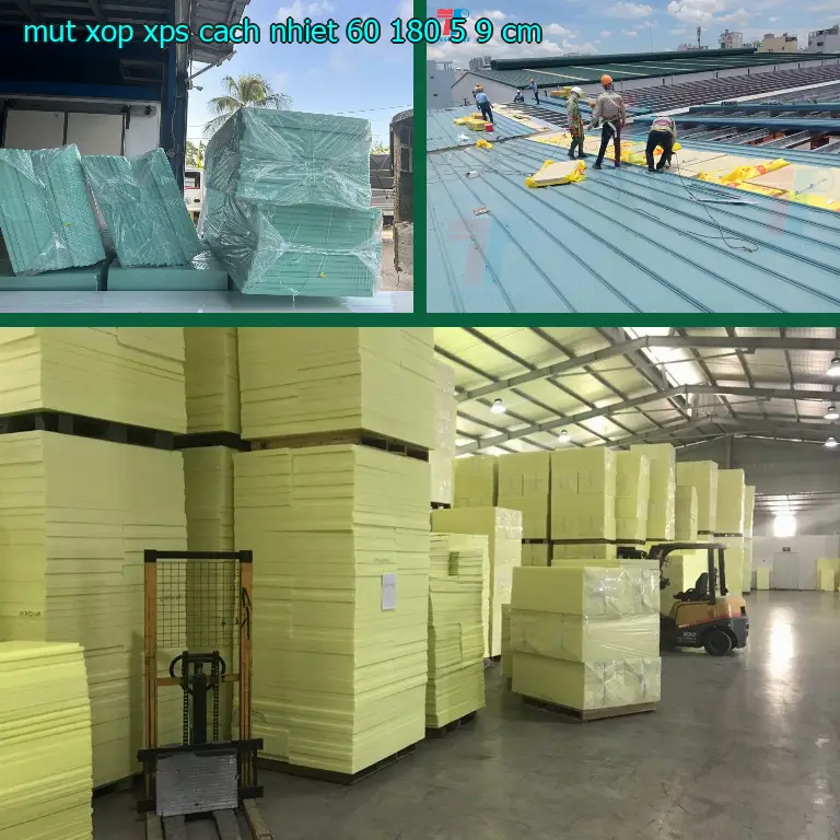 Mút xốp XPS cách nhiệt 60*180*5.9 cm