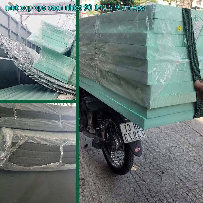 Chất liệu mút xốp XPS cách nhiệt 90*140*5.9 cm: XPS Chất liệu mút xốp XPS cách nhiệt 90*140*5.9 cm: XPS