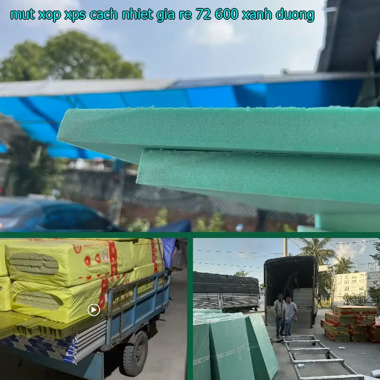 Màu sắc mút xốp XPS cách nhiệt giá rẻ 72.600₫: Xanh dương