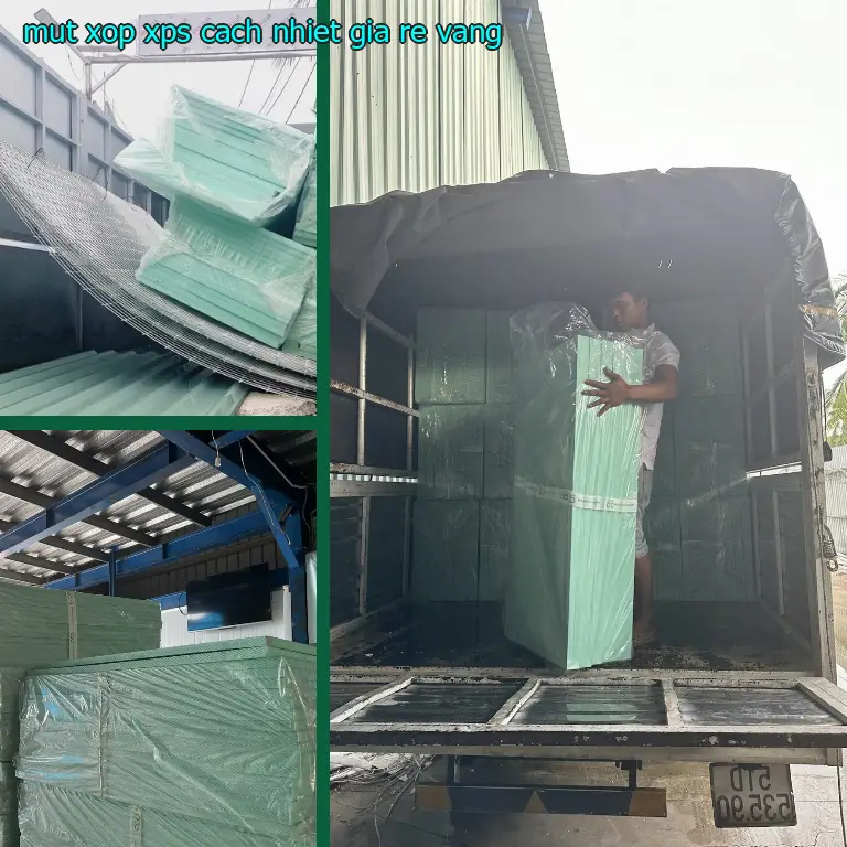 Mút xốp XPS cách nhiệt giá rẻ Vàng