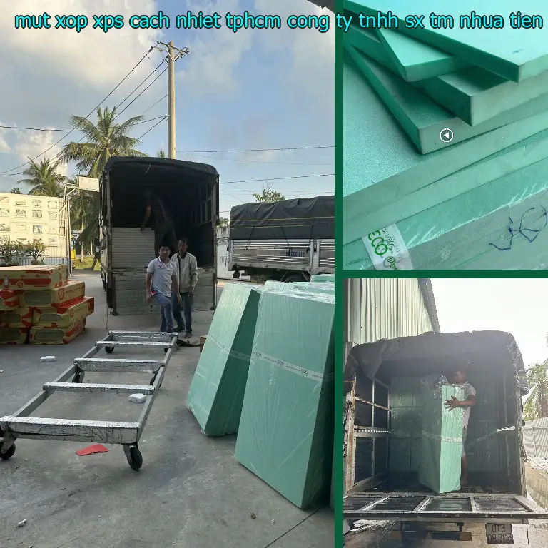 Kích thước mút xốp XPS cách nhiệt TpHCM Công ty TNHH SX TM nhựa Tiến Phong: 70*180*5.8 cm