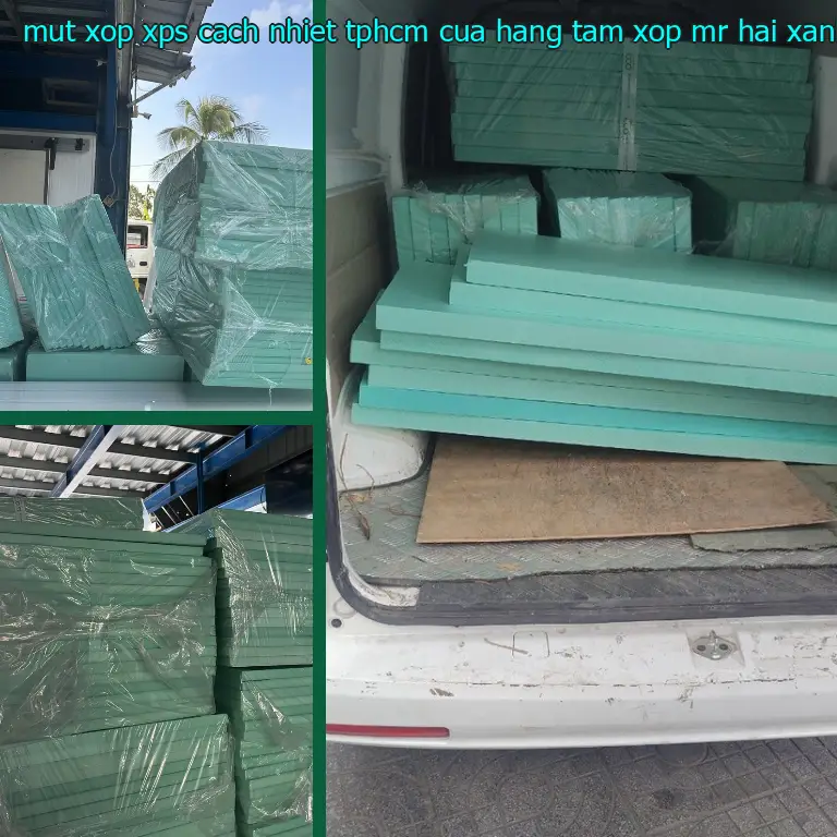 Màu sắc mút xốp XPS cách nhiệt TpHCM Cửa hàng tấm xốp Mr.HẢI: Xanh lá