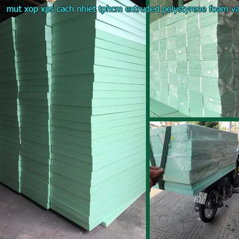 Màu sắc mút xốp XPS cách nhiệt TpHCM Extruded Polystyrene Foam: Vàng