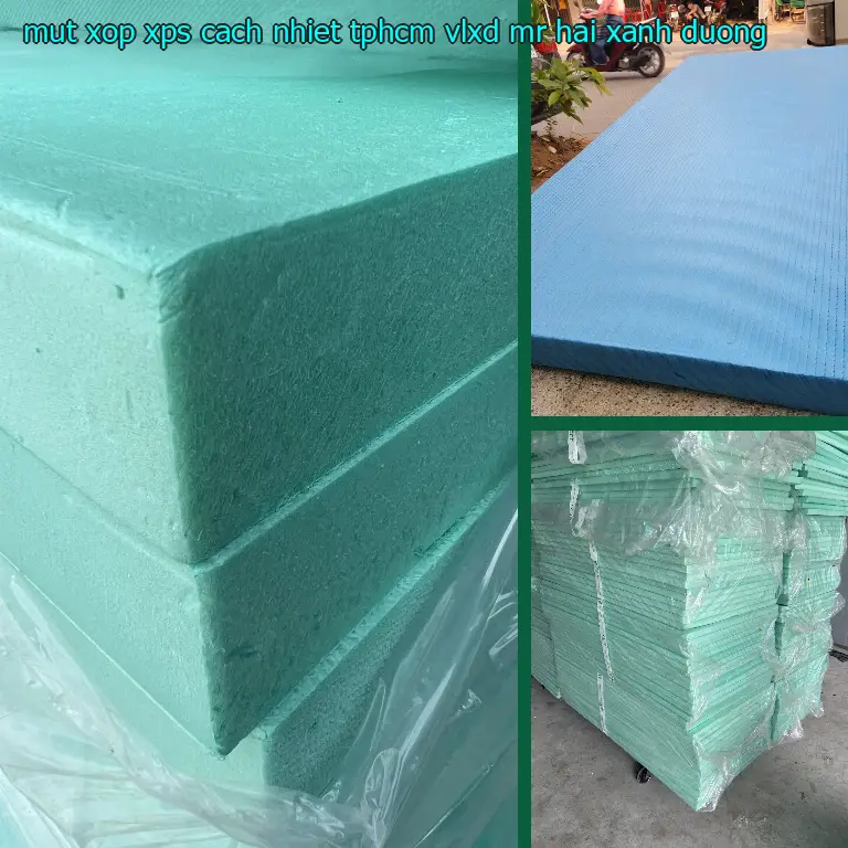 Màu sắc mút xốp XPS cách nhiệt TpHCM VLXD Mr.HẢI: Xanh dương
