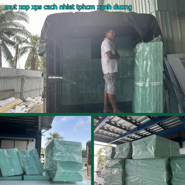 Mút xốp XPS cách nhiệt TpHCM Xanh dương
