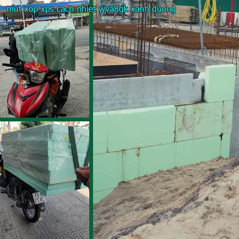 Màu sắc mút xốp XPS cách nhiệt WVA8GK: Xanh dương