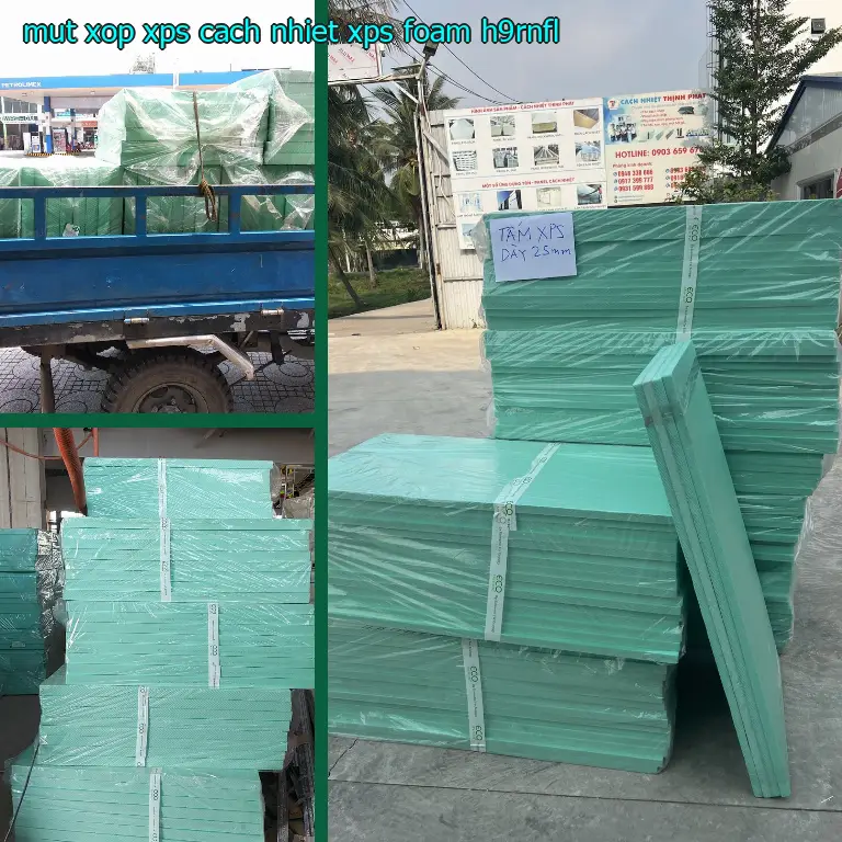 Model mút xốp XPS cách nhiệt XPS Foam: H9RNFL