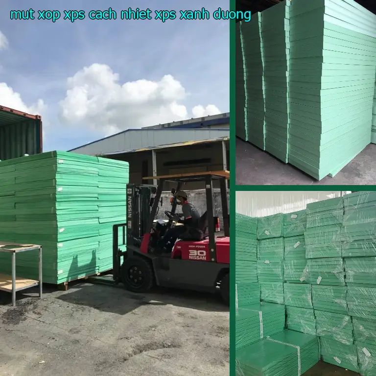 Màu sắc mút xốp XPS cách nhiệt XPS: Xanh dương Màu sắc mút xốp XPS cách nhiệt XPS: Xanh dương