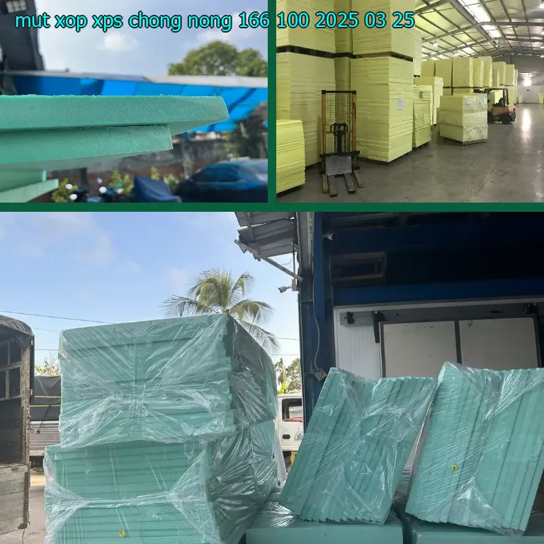 Ngày sản xuất mút xốp XPS chống nóng 166.100₫: 2025-03-25