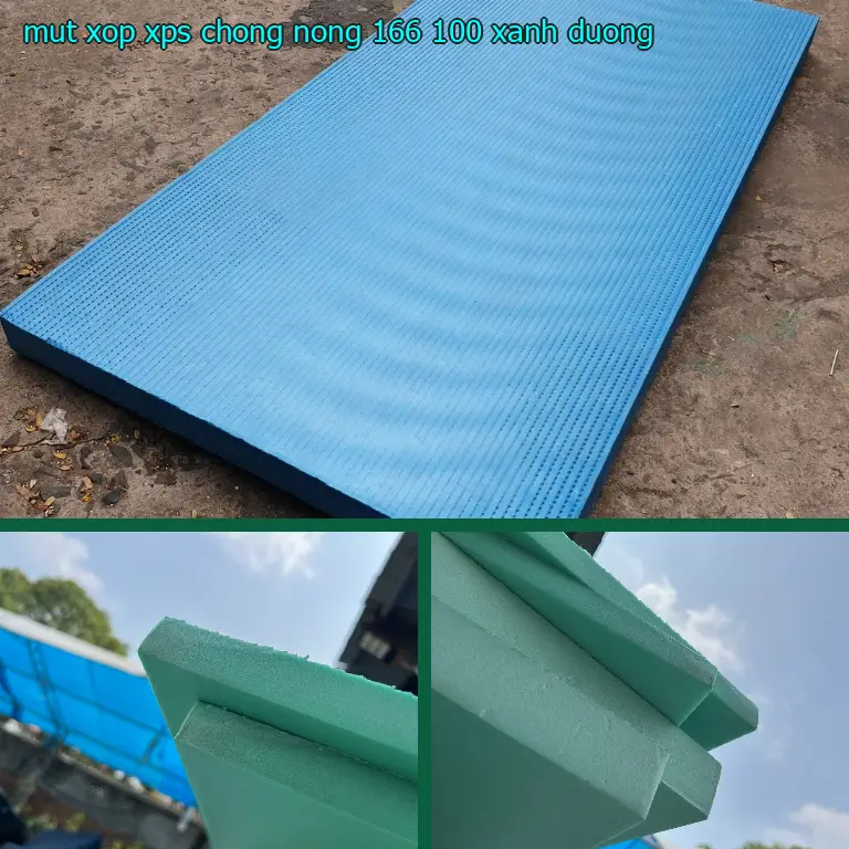 Màu sắc mút xốp XPS chống nóng 166.100₫: Xanh dương