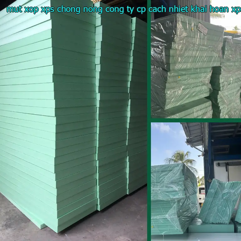 Chất liệu mút xốp XPS chống nóng Công ty CP cách nhiệt Khải Hoàn: XPS Chất liệu mút xốp XPS chống nóng Công ty CP cách nhiệt Khải Hoàn: XPS