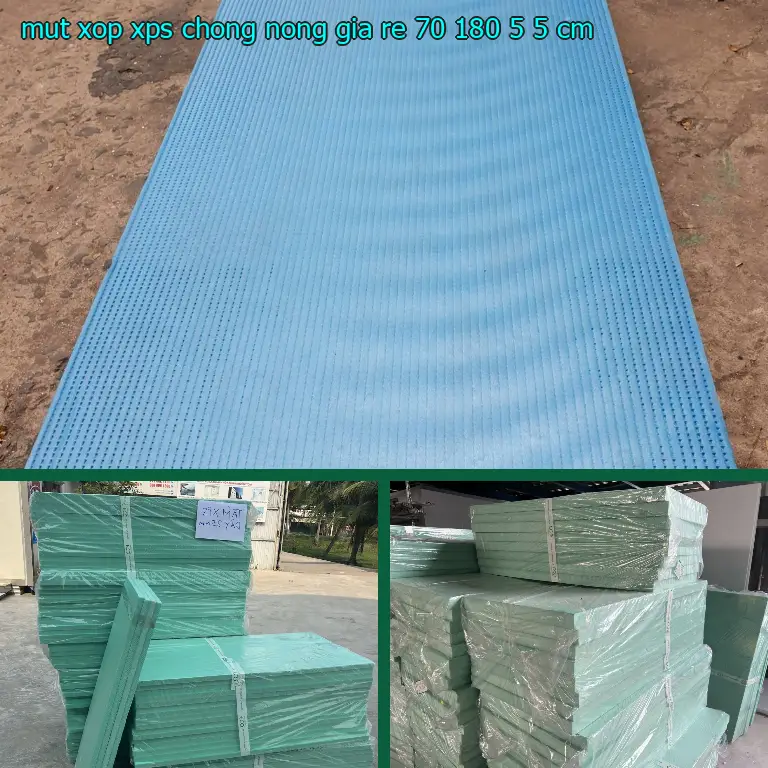 Mút xốp XPS chống nóng giá rẻ 70*180*5.5 cm