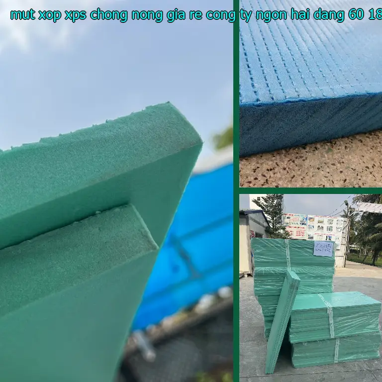 Kích thước mút xốp XPS chống nóng giá rẻ Công ty Ngọn Hải Đăng: 60*180*6.0 cm Kích thước mút xốp XPS chống nóng giá rẻ Công ty Ngọn Hải Đăng: 60*180*6.0 cm