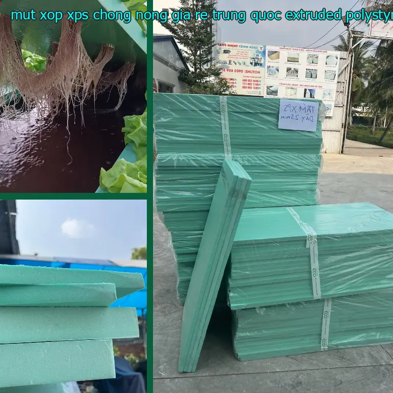 Chất liệu mút xốp XPS chống nóng giá rẻ Trung Quốc: Extruded Polystyrene Chất liệu mút xốp XPS chống nóng giá rẻ Trung Quốc: Extruded Polystyrene