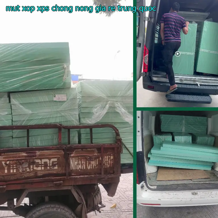 Mút xốp XPS chống nóng giá rẻ Trung Quốc