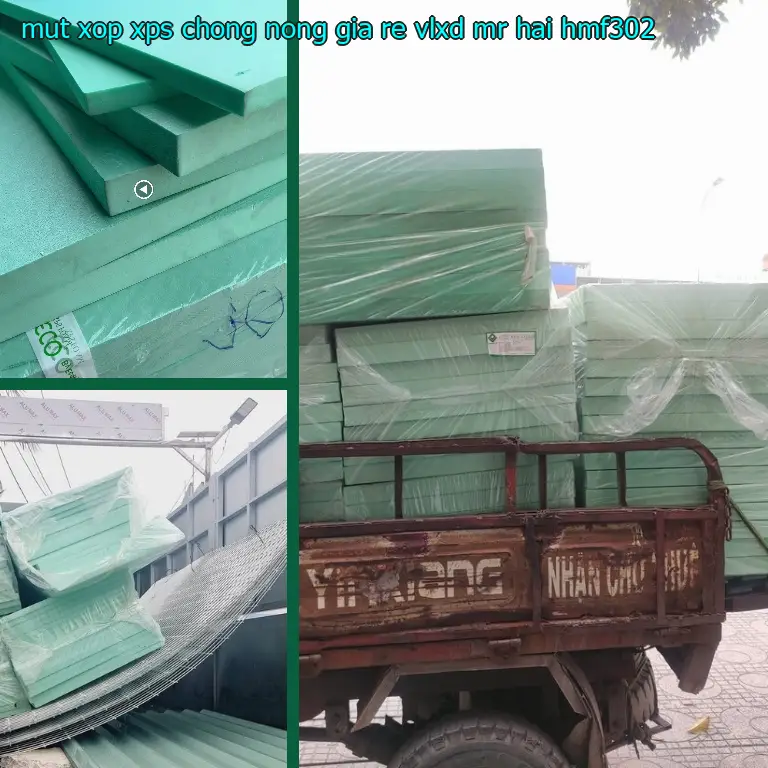 Model mút xốp XPS chống nóng giá rẻ VLXD Mr.HẢI: HMF302 Model mút xốp XPS chống nóng giá rẻ VLXD Mr.HẢI: HMF302