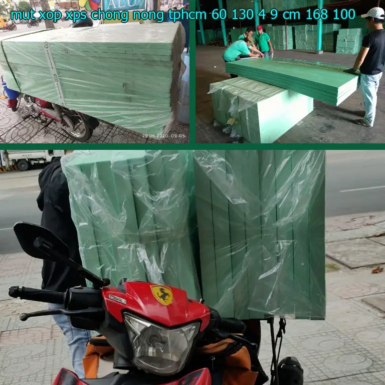 Đơn giá mút xốp XPS chống nóng TpHCM 60*130*4.9 cm: 168.100₫ Đơn giá mút xốp XPS chống nóng TpHCM 60*130*4.9 cm: 168.100₫