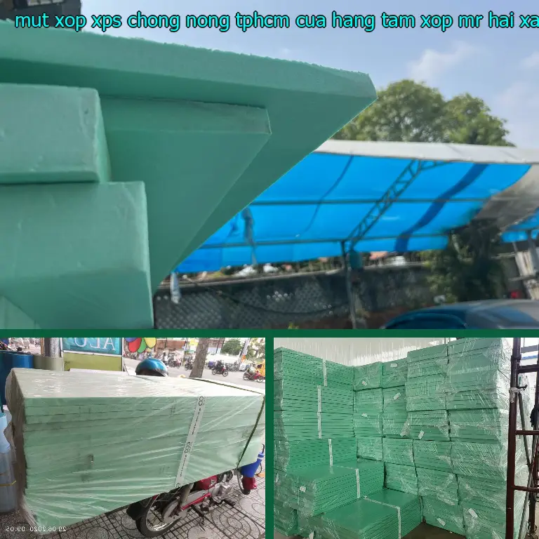 Màu sắc mút xốp XPS chống nóng TpHCM Cửa hàng tấm xốp Mr.HẢI: Xanh lá