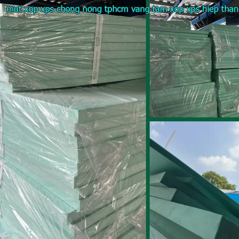 Nhà sản xuất mút xốp XPS chống nóng TpHCM Vàng: Tấm xốp XPS Hiệp Thành