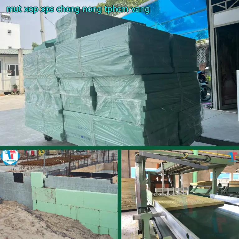 Mút xốp XPS chống nóng TpHCM Vàng