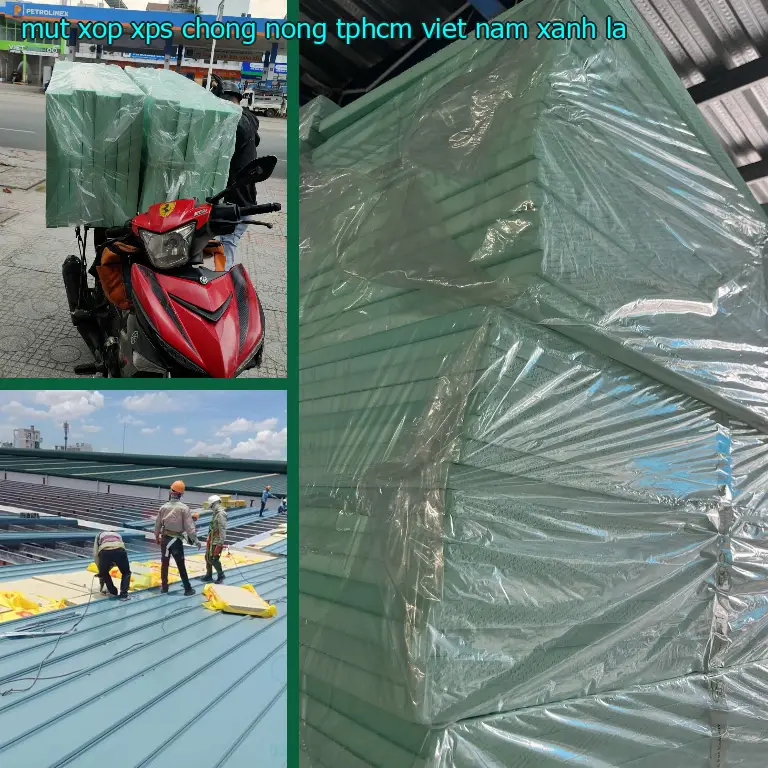 Màu sắc mút xốp XPS chống nóng TpHCM Việt Nam: Xanh lá Màu sắc mút xốp XPS chống nóng TpHCM Việt Nam: Xanh lá