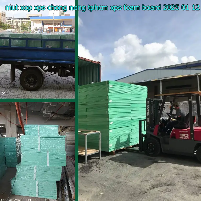 Ngày sản xuất mút xốp XPS chống nóng TpHCM XPS Foam Board: 2025-01-12