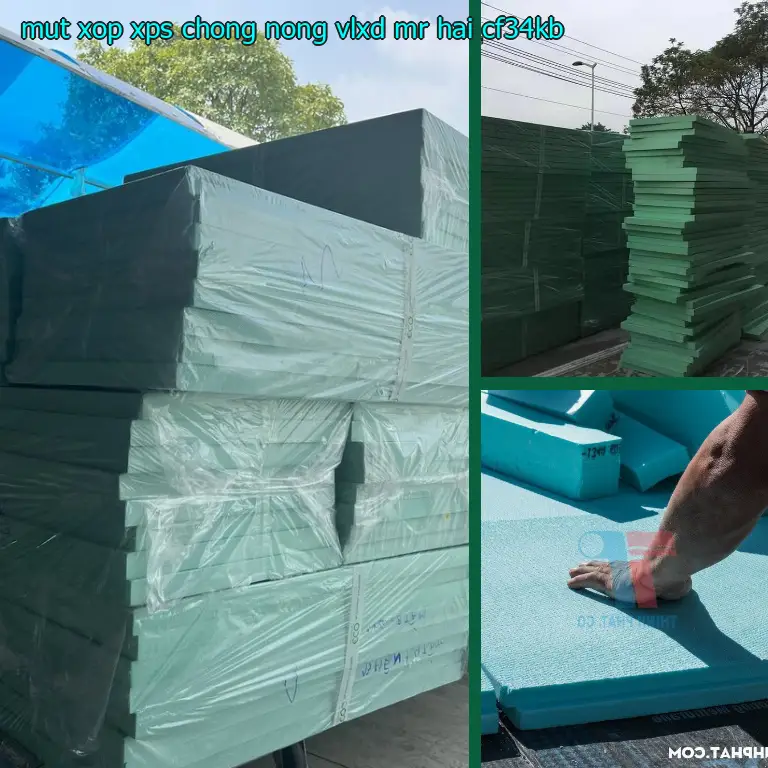 Model mút xốp XPS chống nóng VLXD Mr.HẢI: CF34KB Model mút xốp XPS chống nóng VLXD Mr.HẢI: CF34KB