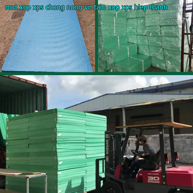 Nhà sản xuất mút xốp XPS chống nóng VN: Tấm xốp XPS Hiệp Thành Nhà sản xuất mút xốp XPS chống nóng VN: Tấm xốp XPS Hiệp Thành