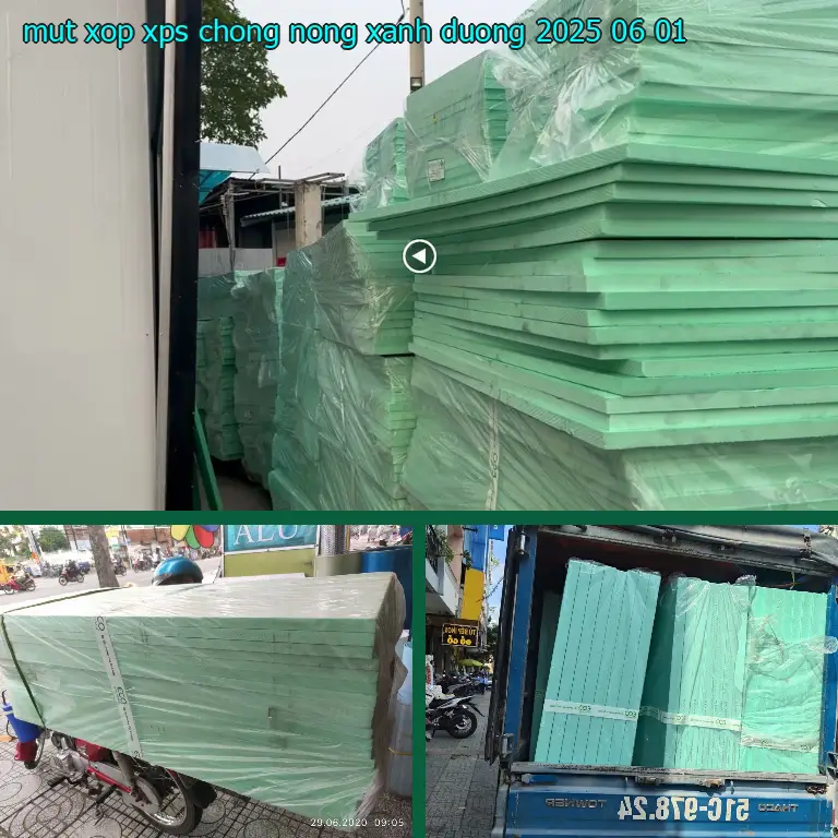 Ngày sản xuất mút xốp XPS chống nóng Xanh dương: 2025-06-01 Ngày sản xuất mút xốp XPS chống nóng Xanh dương: 2025-06-01